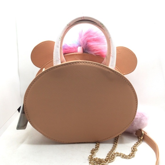 Under One Sky “Beary” Pretty Bashful Bear Shaped Kawaii Cartoon Crossbody Purse - Picture 4 of 10